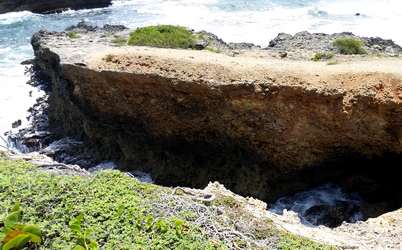 roches porte d`enfer lemoule guadeloupe