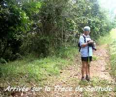 arrivée sur Solitude, trace 36 mois, Ste Rose, basse terre, guadeloupe