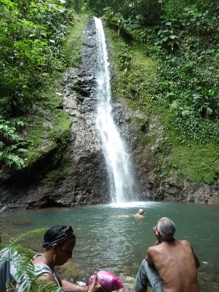 bain, cascade bois banane, lamentin