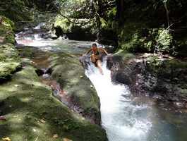 bassin cascade tambour, petit bourg