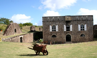 fort et bastions terre de haut guadeloupe