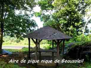 beausoleil, aire pique nique, départ nez cassé, guadeloupe