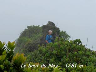 Sommet, nez cassé, st claude, basse terre, guadeloupe