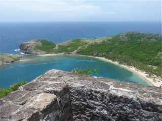 balade morne morel, les saintes, forts, plage, guadeloupe