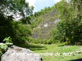 Carrière de tuff, Grand Bourg, Marie Galante