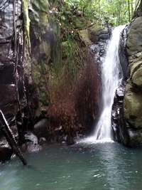 cascade 1 ferry , deshaies, guadeloupe , basse terre