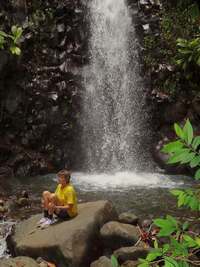 Ravine Tonton, cascade, rivière vx habitants, guadeloupe