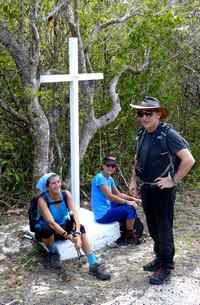 trace grand nord Désirade montée, guadeloupe