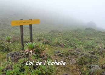 col de l` echelle, soufrière, guadeloupe