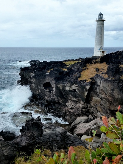 coulée, basalte, vieux fort, basse terre, guadeloupe