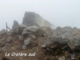 cratère sud, volcan, soufrière, guadeloupe