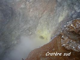 cratère sud, volcan, soufrière, guadeloupe