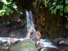 balade rivière grosse corde, cascade, basse terre, guadeloupe, antilles