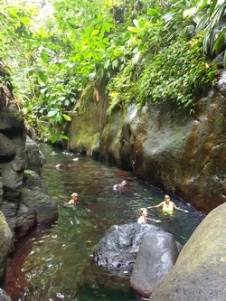 baignade canyon moustique petit bourg guadeloupe