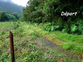 départ , madeleine, basse terre, guadeloupe