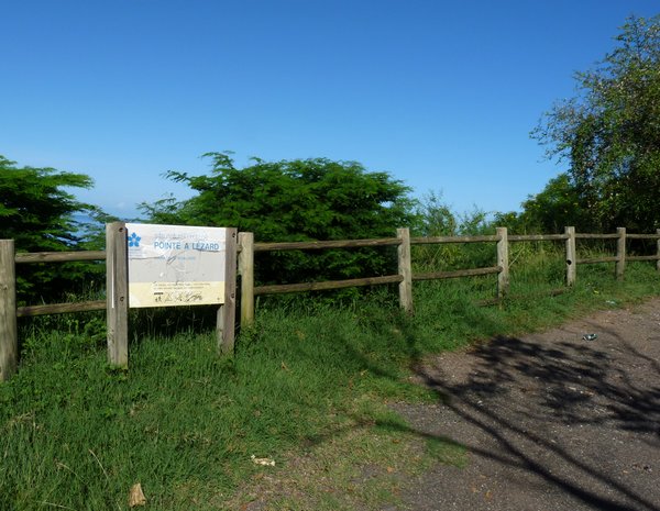 départ sentier Pte lézard L