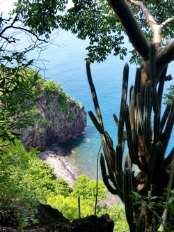 falaise noire malendure bouillante guadeloupe