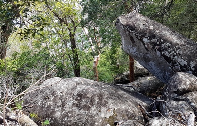 descente Chameau roches terre de haut Guadeloupe