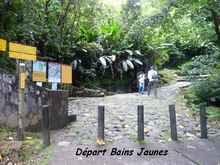 balade armistice, départ, foret humide, guadeloupe