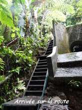 balade rivière grosse corde, balisage, basse terre , guadeloupe, antilles