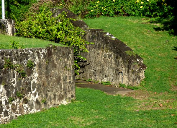 entrée fort, vieux fort, basse terre, Guadeloupe