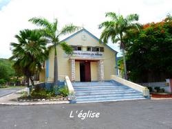 balade, désirade, église, ile guadeloupe, antilles