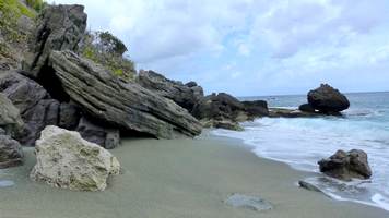 trace grand nord Désirade littoral, guadeloupe