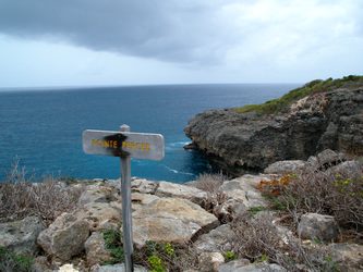 pointe percée trace falaises Guadeloupe