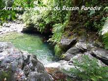 balade rivière grosse corde, bassin, basse terre, guadeloupe, antilles