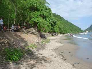 balade ilet cabrit, les saintes, plage, guadeloupe