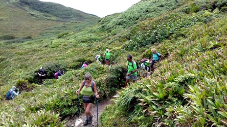 remontée soufrière guadeloupe