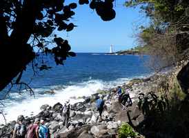 retour par littoral vieux fort guadeloupe