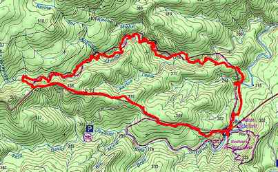 rivière quiock, carte, route mamelles, guadeloupe