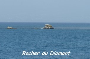 Rocher du Diamant, Pointe Saline, Petit Havre