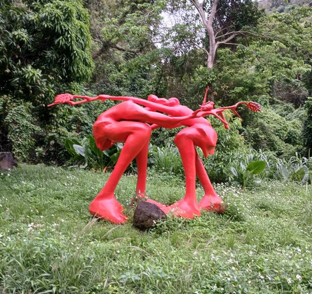 sculpture amérindienne Houelmont