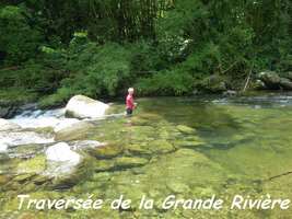 traversée, rivière vx habitants, guadeloupe