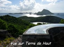 balade terre de bas, vue, les saintes, iles guadeloupe, antilles