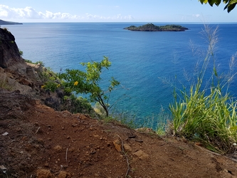 vue ilets pigeon malendure bouillante guadeloupe