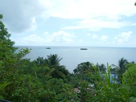 Vue sur les îlets, Pointe à Bacchus