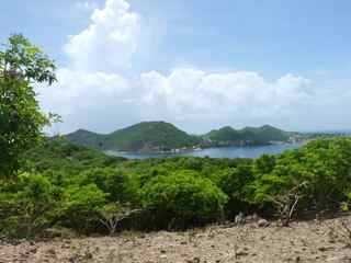 balade ilet cabrit, les saintes, vue, guadeloupe